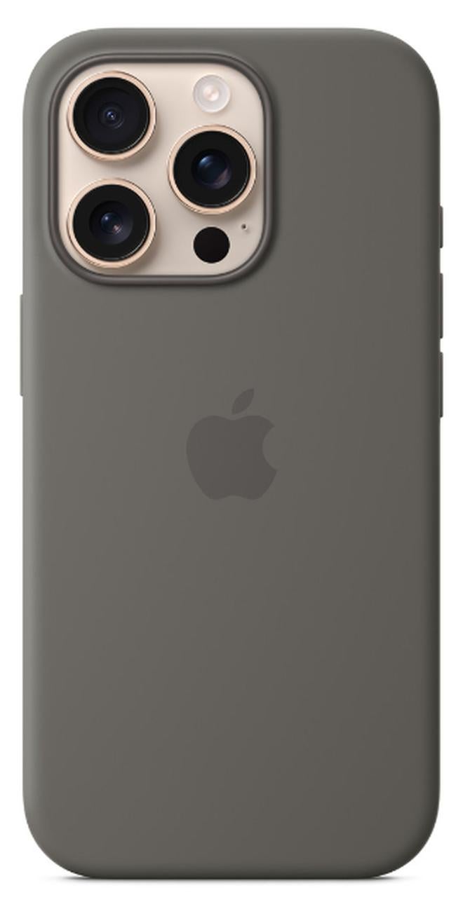 ابل  جراب سيليكون لهاتف iPhone 16 Pro Max مزود بتقنية MagSafe - - Image 1