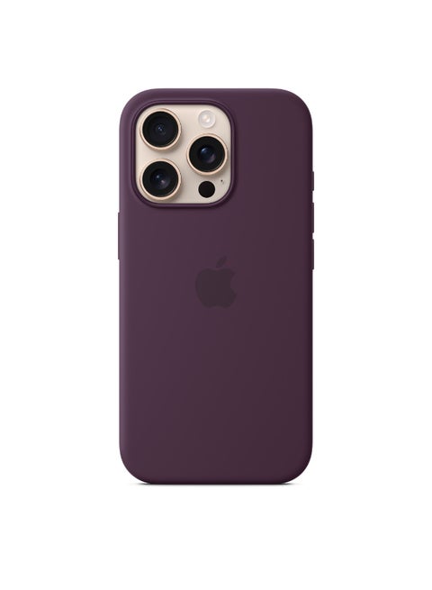 iPhone 16 Pro Max Silicone Case With MagSafe - Plum