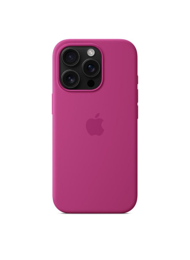 ابل  جراب سيليكون لهاتف iPhone 16 Pro Max مزود بتقنية MagSafe - - Image 4