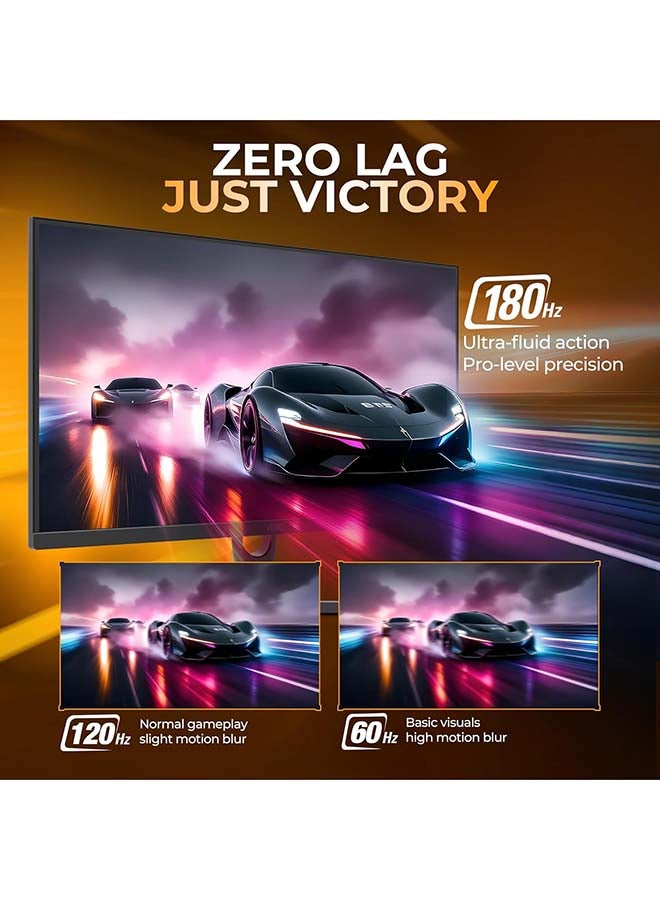 AOC 23.8" Inch 24G11E Gaming Monitor Full HD 1920x1080, HDR10, IPS Panel Type, 180Hz Refresh Rate, 0.5ms Response Time, Adaptive Sync Technology, Support 120Hz PS5 / Xbox Series X | Black & Red - Image 3