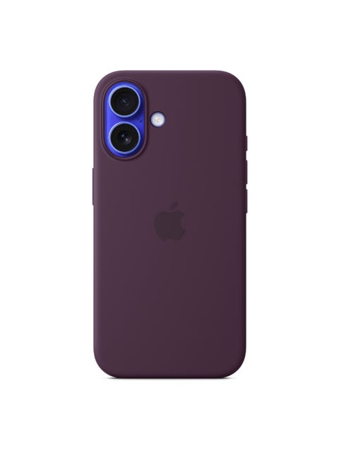 iPhone 16 Silicone Case With MagSafe - Plum