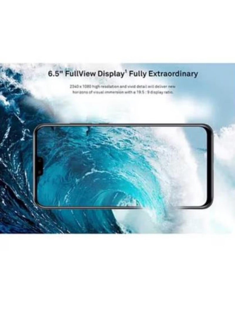 هواوي هاتف Y9 (2019) ثنائي الشريحة باللون الأزرق الياقوتي وذاكرة وصول عشوائي بسعة 6 جيجابايت وذاكرة داخلية سعة 128 جيجابايت ويدعم تقنية 4G LTE + هدية مجانية لمحول سفر بمنفذين USB - Image 5