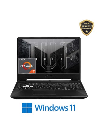 ASUS TUF GAMING FA506NCR-HN007W R7 7435HS، 8 جيجابايت رام، 512 جيجابايت SSD، NVIDIA RTX 3050، 15.6 بوصة FHD، WIN 11، Jaeger Gray - pnsku/N70108922V/45/_/1726030907/da3e1bba-fa1a-4dcf-a2c1-7048ef28c915