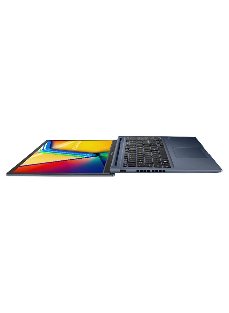 ASUS - ASUS Vivobook 15 X1502ZA-BQ007W (Upgraded Version) Laptop Intel Ci7 12700H 8GB RAM 512GB SSD 15.6â€ FHD Intel UHD Graphics Win11 Quiet Blue â€“ 90NB0VX1-M036B0 English/Arabic Quiet Blue - Image 1