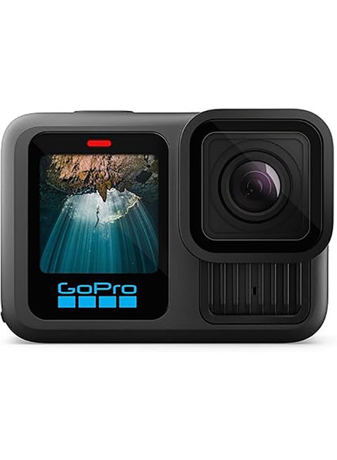 Hero13 - كاميرا أكشن مقاومة للماء مع فيديو بدقة 5.3K60، وصورة بدقة 27 ميجا بكسل + متوافقة مع عدسات سلسلة HB