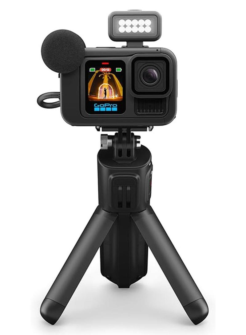 جو برو إصدار Hero13 Creator - يتضمن Volta (مقبض بطارية، حامل ثلاثي القوائم، جهاز تحكم عن بعد)، وMedia Mod، وLight Mod، وبطارية Enduro، وحامل مغناطيسي وحقيبة حمل - Image 1