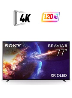 سوني تلفزيون ذكي 4K HDR BRAVIA 8 مقاس 77 بوصة من Google 120 هرتز  - Image 1
