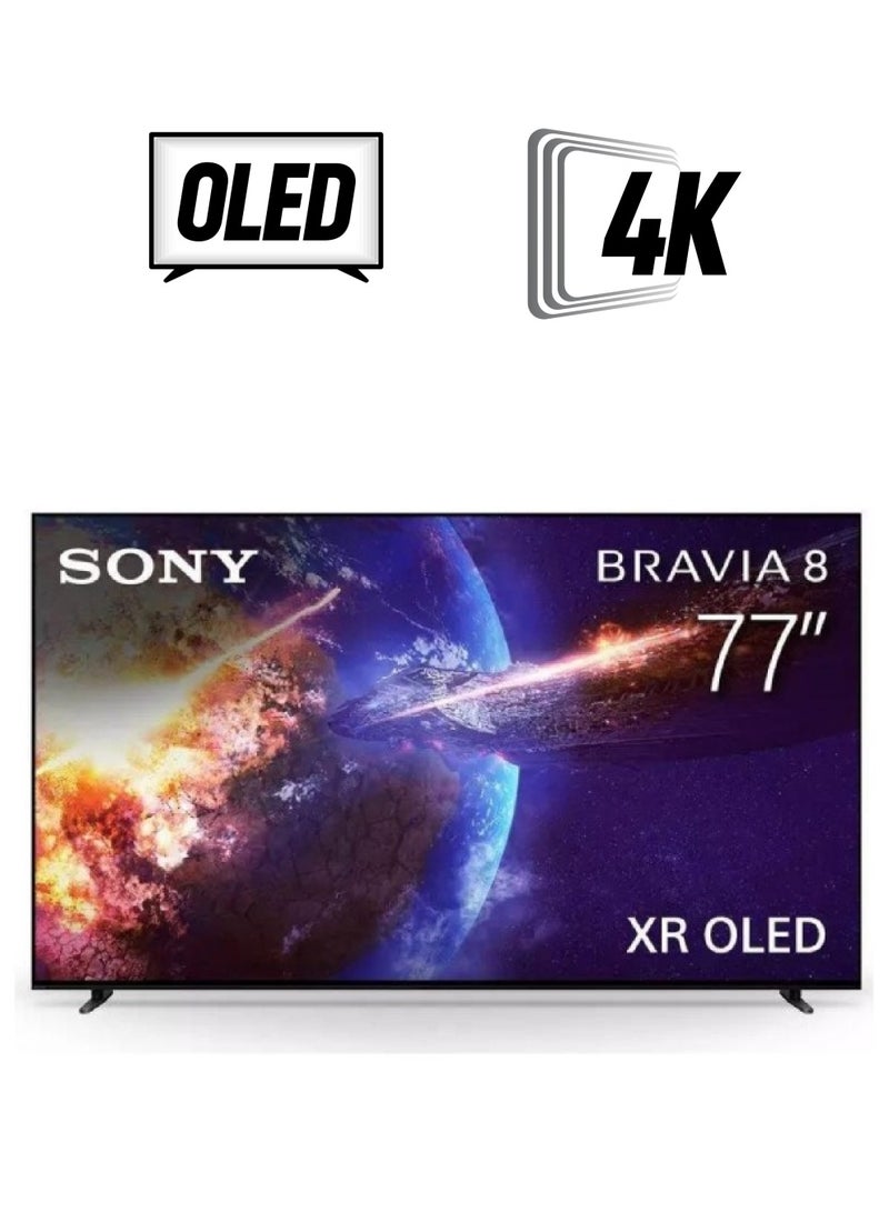 Sony 77 Inch 4K HDR BRAVIA 8 Smart TV Google120 Hz K-77XR80 Black  - Image 1