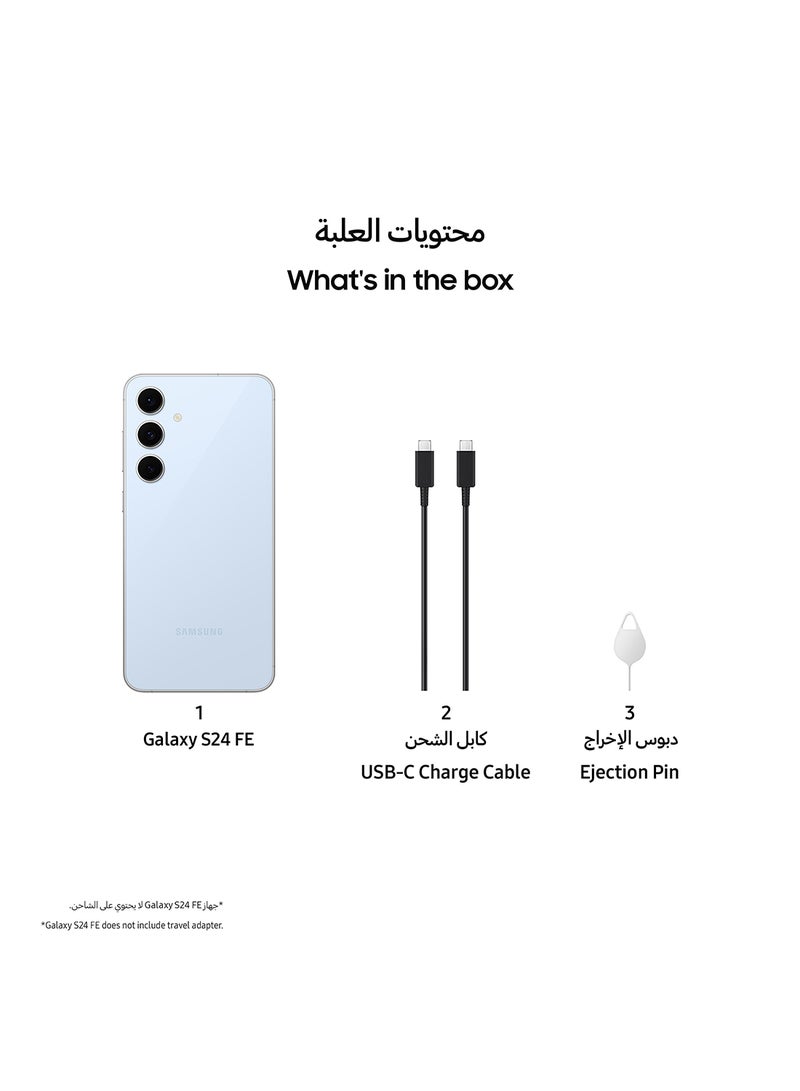 Samsung - Galaxy S24 FE Dual SIM Blue 8GB RAM 256GB 5G - Middle East Version - Image 1