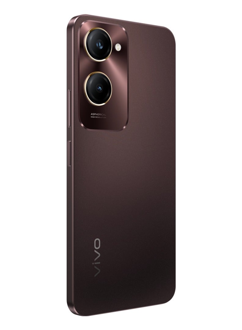 vivo - Y28s 5G Dual SIM Mocha Brown 6GB RAM 128GB With TWS - Middle East Version - Image 1