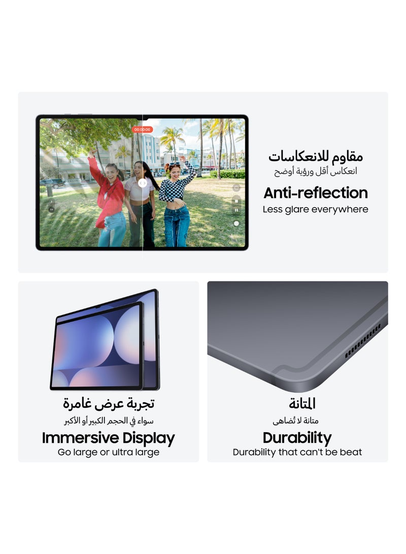 Samsung - Galaxy Tab S10 Ultra Moonstone Gray 12GB RAM 256GB 5G - Middle East Version - Image 1