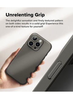 Ringke Onyx Case For iPhone 16 Pro Max, Enhanced Grip Tough Flexible TPU Shockproof Rugged TPU Bumper Drop Protection Phone Cover - Gray  - Image 4