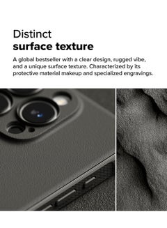 Ringke Onyx Case For iPhone 16 Pro Max, Enhanced Grip Tough Flexible TPU Shockproof Rugged TPU Bumper Drop Protection Phone Cover - Gray  - Image 3