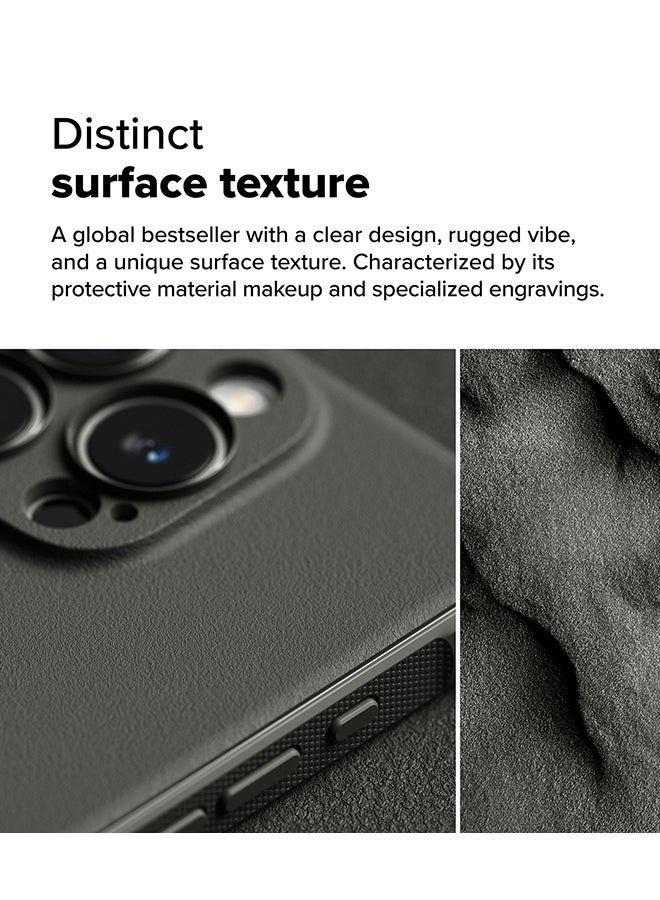 Ringke Onyx Case For iPhone 16 Pro Max, Enhanced Grip Tough Flexible TPU Shockproof Rugged TPU Bumper Drop Protection Phone Cover - Gray - Image 3