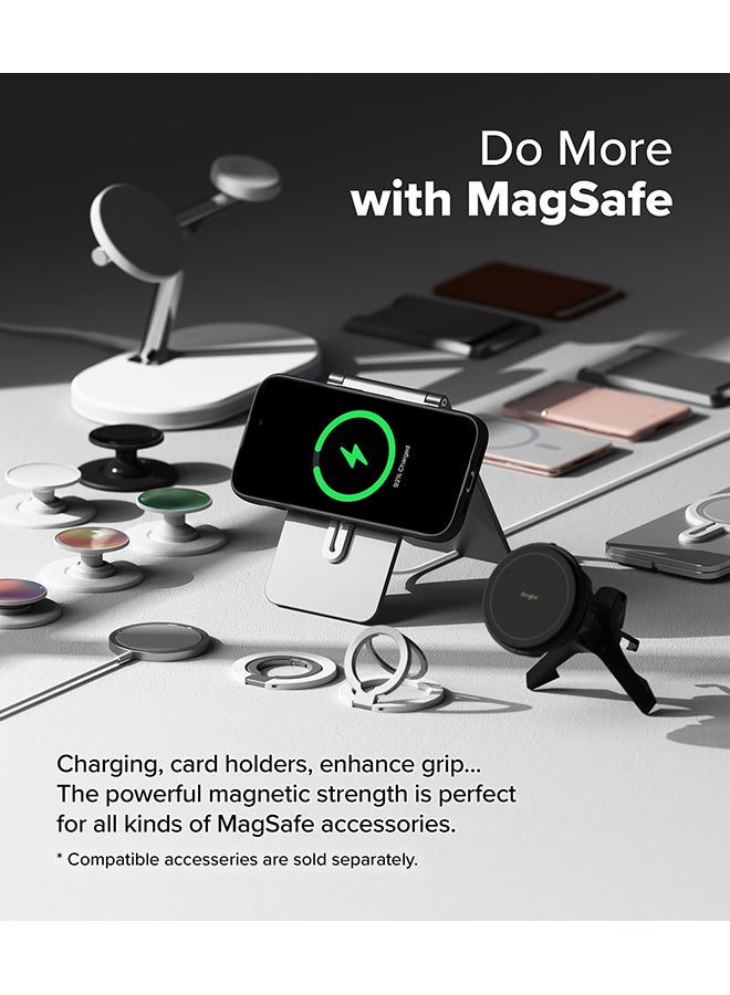 Ringke Onyx Magnetic For iPhone 16 Pro Max Case [For MagSafe] Enhanced Grip Tough Flexible TPU Shockproof Rugged TPU Bumper Phone Cover- Black - Image 3