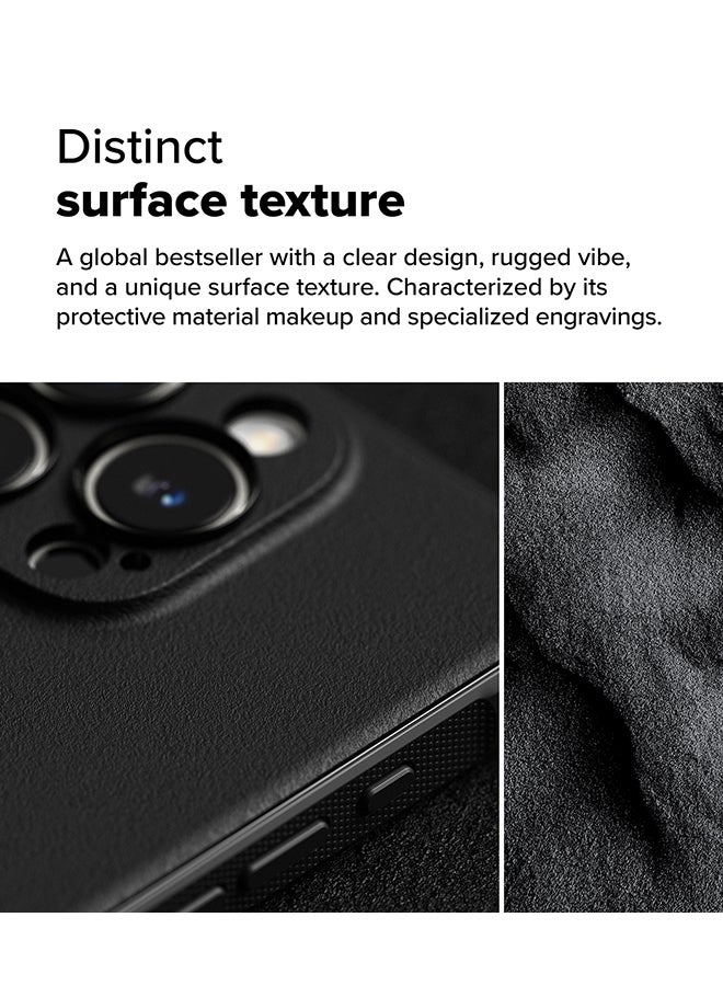 Ringke Onyx Case For iPhone 16 Pro, Enhanced Grip Tough Flexible TPU Shockproof Rugged TPU Bumper Drop Protection Phone Cover - Black - Image 3