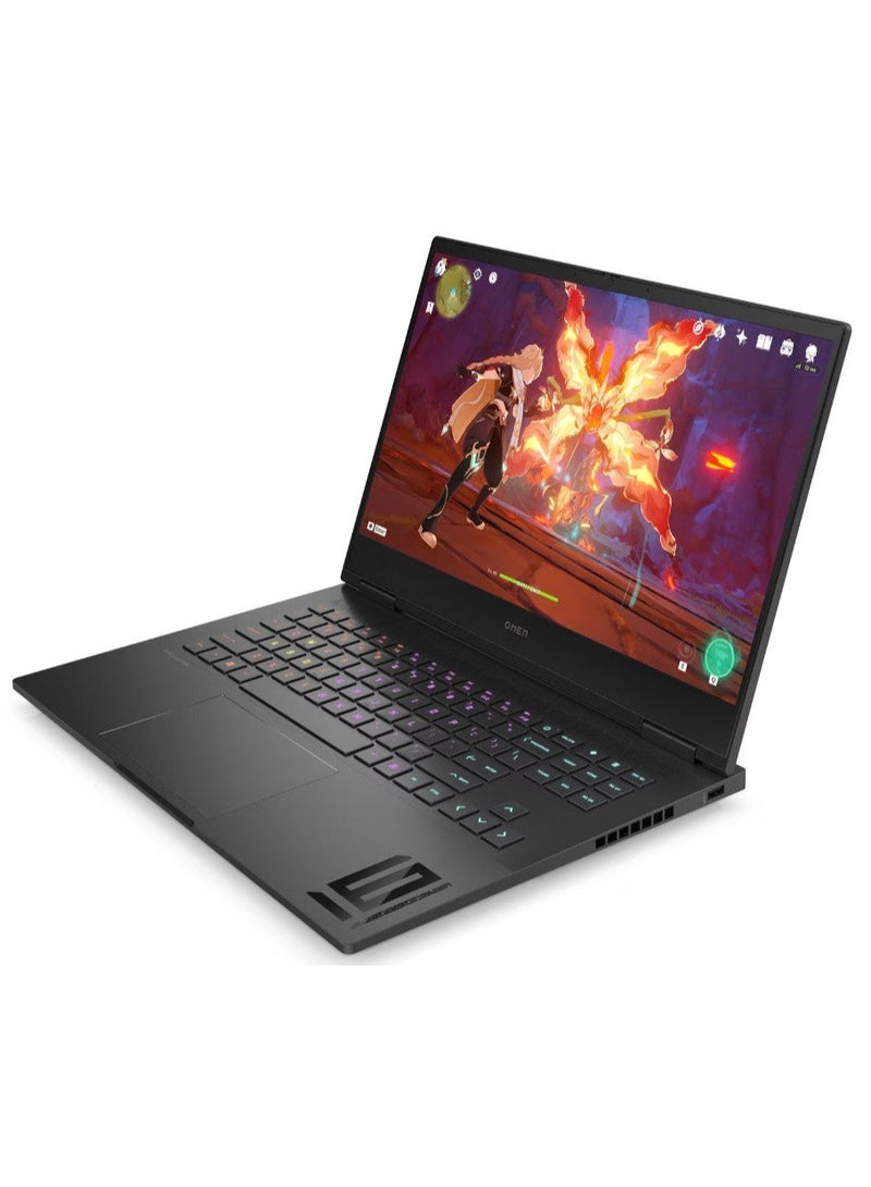 Omen 16 Gaming Laptop 16.1" QHD 240Hz Display Core i9-14900HX, 32GB, 2TB SSD, NVIDIA GeForce RTX4080 12GB Graphics RGB Backlit Eng Key WIN11, With HyperX Cloud II Core Wireless Headset English Shadow Black