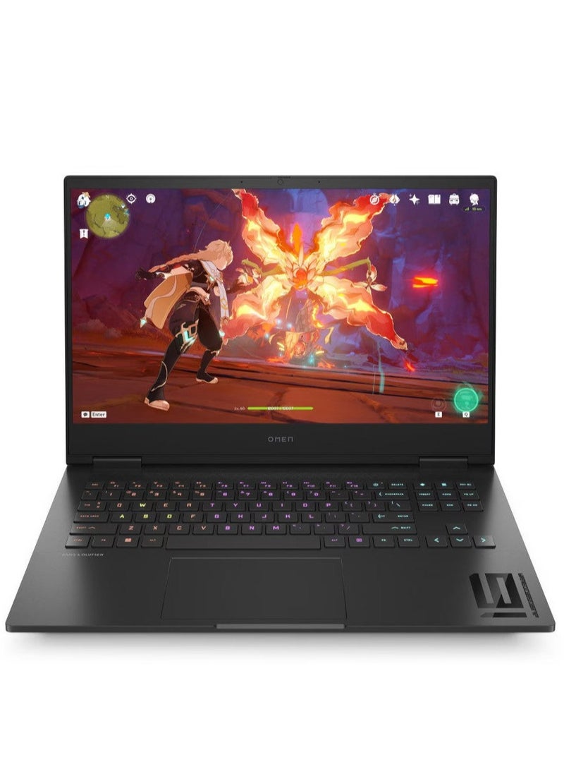 Omen 16 Gaming Laptop 16.1" QHD 240Hz Display Core i9-14900HX, 32GB, 2TB SSD, NVIDIA GeForce RTX4080 12GB Graphics RGB Backlit Eng Key WIN11, With HyperX Cloud II Core Wireless Headset English Shadow Black