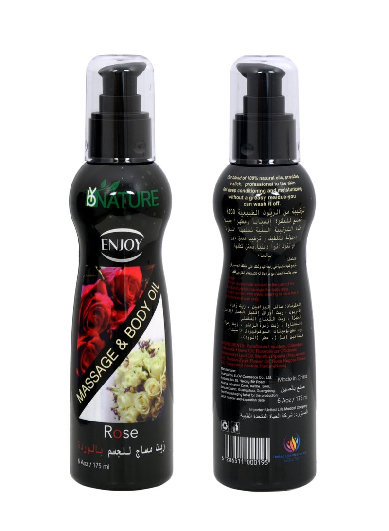 ENJOY Enjoy Rose Massage Oil 175 ML  - Image 5