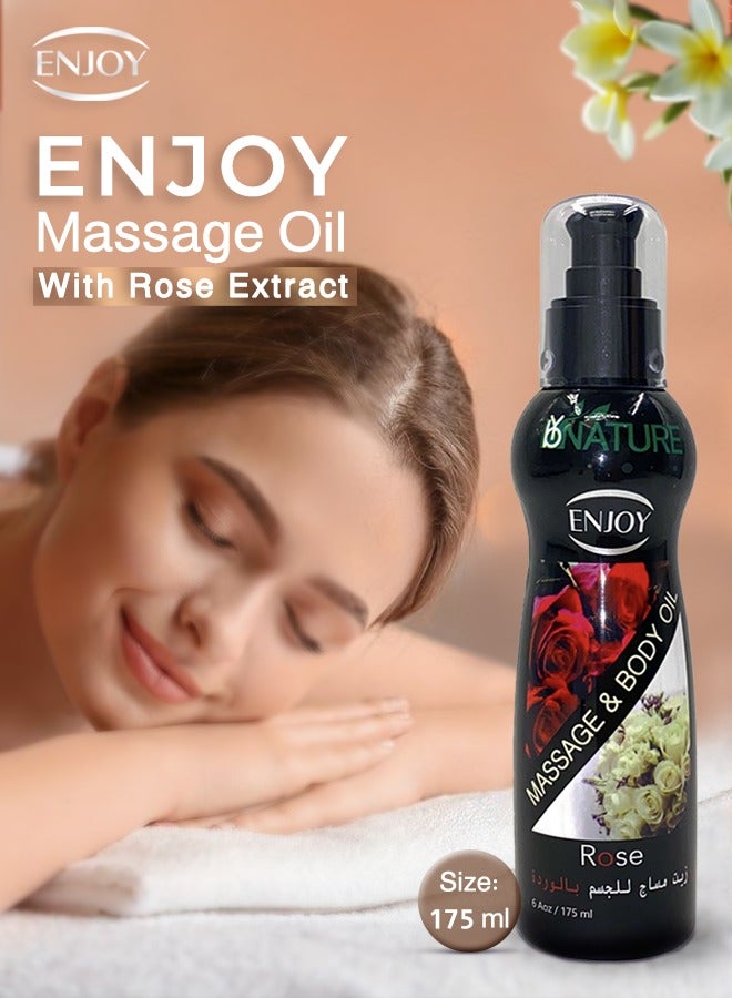 ENJOY Enjoy Rose Massage Oil 175 ML  - Image 2