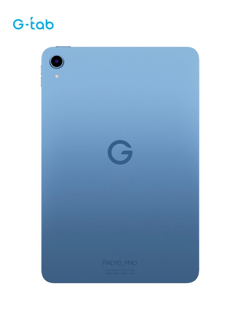 G-Tab - PAD 10 Pro tablet/10.1 inch IPS Display/800x1280 Resolution/Android 14/Octa Core 2.0 GHz/6580 mAh /5G Wifi/ 10GB RAM /128GB ROM/5MP Front+13MP Rear Camera/Touch Pen - Image 1
