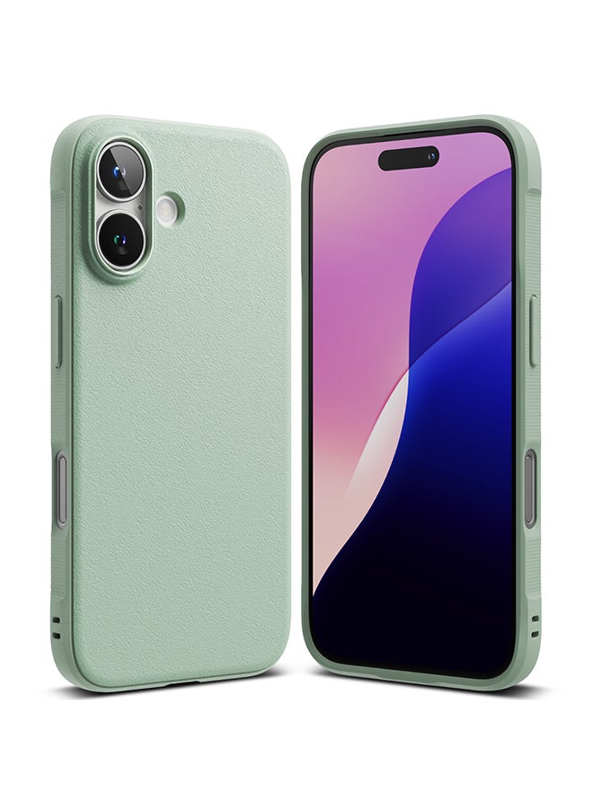 Ringke Onyx Case For iPhone 16, Enhanced Grip Tough Flexible TPU Shockproof Rugged TPU Bumper Drop Protection Phone Cover [ Designed for iPhone 16 ]- Mint - Image 1