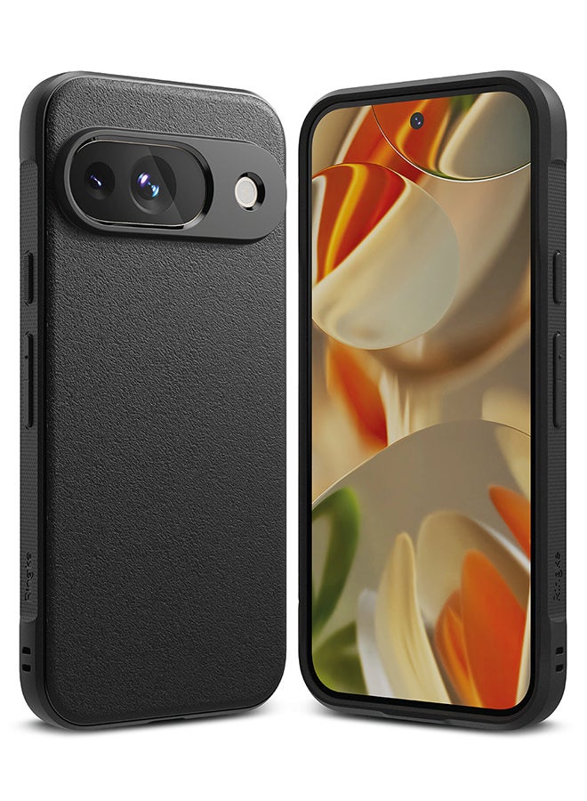 Ringke Onyx Case For Google Pixel 9, Enhanced Grip Tough Flexible TPU Shockproof Rugged TPU Bumper Drop Protection Phone Cover - Black  - Image 1