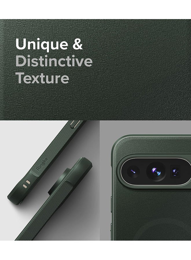 Ringke Onyx Magnetic Case For Google Pixel 9 Pro XL, Enhanced Grip Tough Flexible TPU Shockproof Rugged TPU Bumper Drop Protection Phone Cover - Dark Green - Image 5