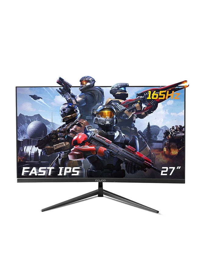 27" Inch Flat Screen (1920x1080) FHD (1080P) Gaming InnJoo Monitor IPS with LED Display Type, 165Hz Refresh Rate, 0.5ms Response Time, x1 HDMI, AMD FreeSync - T271 | Black - pnsku/N70109131V/45/_/1740495555/6616236f-9a40-41a7-a135-47978dcebea4