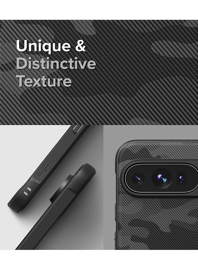 Ringke Onyx Case For Google Pixel 9 Pro XL, Enhanced Grip Tough Flexible TPU Shockproof Rugged TPU Bumper Drop Protection Phone Cover - Camo Black  - Image 3