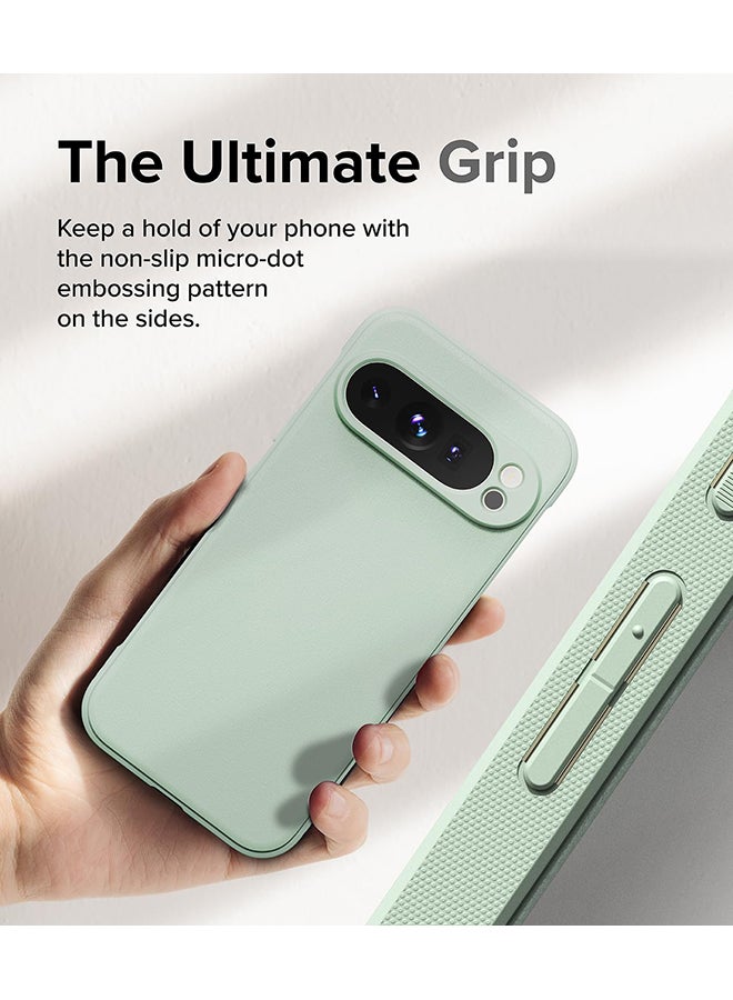 Ringke Onyx Case For Google Pixel 9 Pro XL, Enhanced Grip Tough Flexible TPU Shockproof Rugged TPU Bumper Drop Protection Phone Cover - Mint  - Image 5