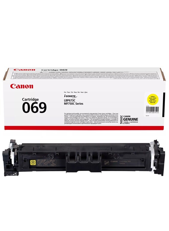 Canon 069 Toner Cartridge Yellow - Image 1