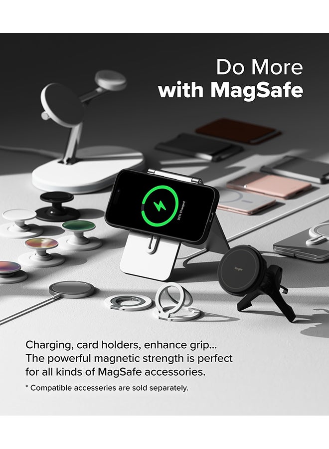 Ringke Onyx Magnetic For iPhone 16 Plus Case [For MagSafe] Enhanced Grip Tough Flexible TPU Shockproof Rugged TPU Bumper Drop Protection Phone Cover Black - Image 4