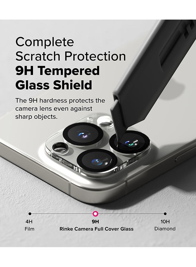 Ringke Camera Glass [Multi-Layer Protection] For iPhone 16 Pro / 16 Pro Max Camera Lens Protector, Tempered Glass Cover- 2 Pack - Image 4