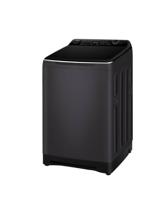 هاير Washing Machine  13 KG Top Loading Fully Automatic Direct Motion Inverter Motor, Hydraulic Door - HWM130-B2178S8 Dark Silver  - Image 2