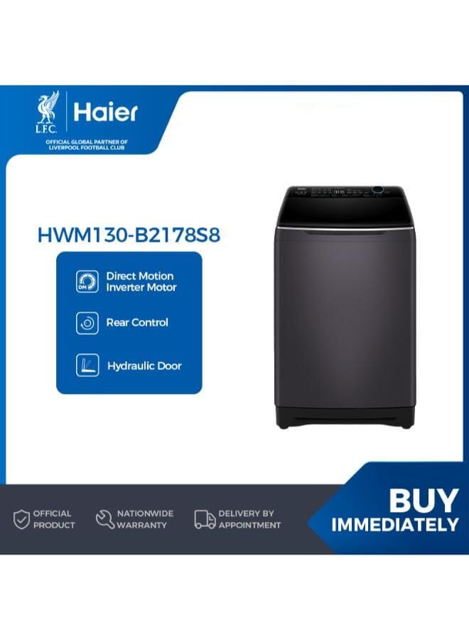 13 KG Automatic Washing Machine HWM130-316S6 grey