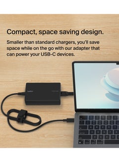 Connect 100W USB-C Core GaN Power Adapter, Fast-Charging Adapter w/ Universal USB-C Compatibility, 100W Power Delivery, 8ft Power Cable for Gaming, MacBook Pro, PC Laptops, Chromebook Black - pnsku/N70109257V/45/_/1726117321/f90f37b3-8c38-4b94-a204-2be8906b9ecc