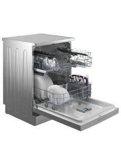 Dishwasher 5 Programs 14 Persons 60 cm - LED - Half Load + Hygiene Intense + Steam Gloss 0.93 kW BDFN15421S Silver - pnsku/N70109259V/45/_/1726117251/99fd02c0-c1c9-42c0-ac0b-3d1b618b75b5