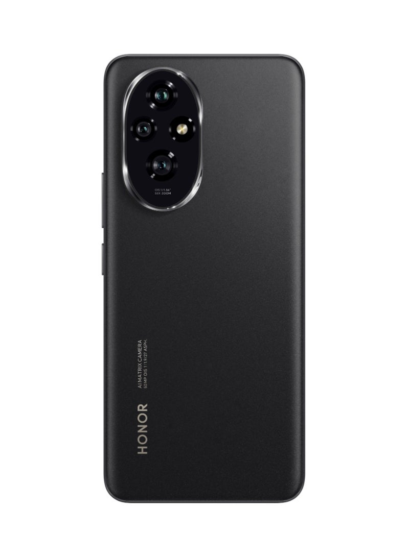 هونور 200 ثنائي الشريحة باللون الأسود 12 جيجابايت 256 جيجابايت 5G مع ساعة Honor Choice باللون الأسود - Image 5