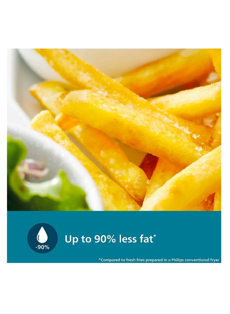 Philips - Extra Large Airfryer With Rapid Air Tech - Up to 90% Less Fat - 6.2 L 1700 W NA130 Black - Image 1