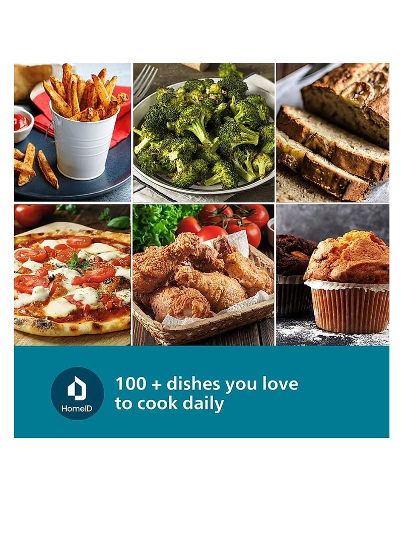 Philips - Extra Large Airfryer With Rapid Air Tech - Up to 90% Less Fat - 6.2 L 1700 W NA130 Black - Image 1