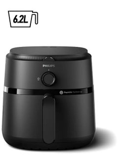 Philips Extra Large Airfryer With Rapid Air Tech - Up to 90% Less Fat - 6.2 L 1700 W NA130 Black  - Image 1