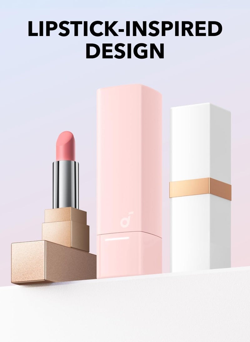 Soundcore - Soundcore A30i by Anker, Noise Cancelling Earbuds, Lipstick-Shaped Stylish Design, Tiny, Lightweight Comfort, Smart Noise Cancelling, Clear Sound, 24H Playtime, IP54, Wireless Earbuds, Bluetooth 5.4 Pink Pink - Image 1