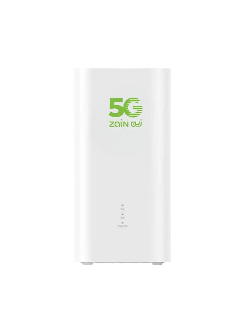 راوتر واي فاي CPE 5 H155 383 من زين، 3600 ميجابايت، يعمل على شبكة زين فقط احدث اصدار أبيض
