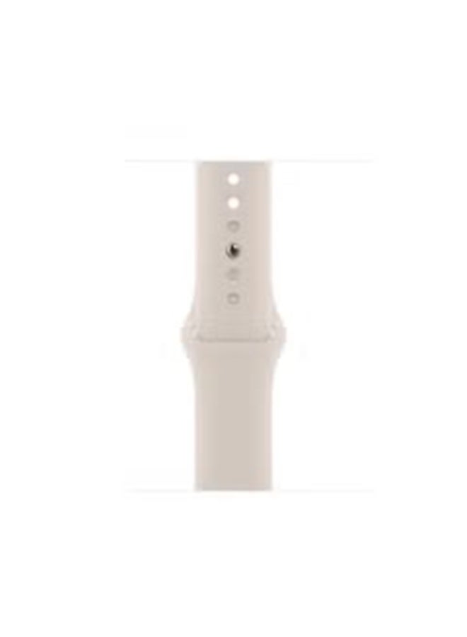 Apple - Renewed - Watch Series 8 GPS 41mm Aluminium Case With Sport Band Starlight - Image 1