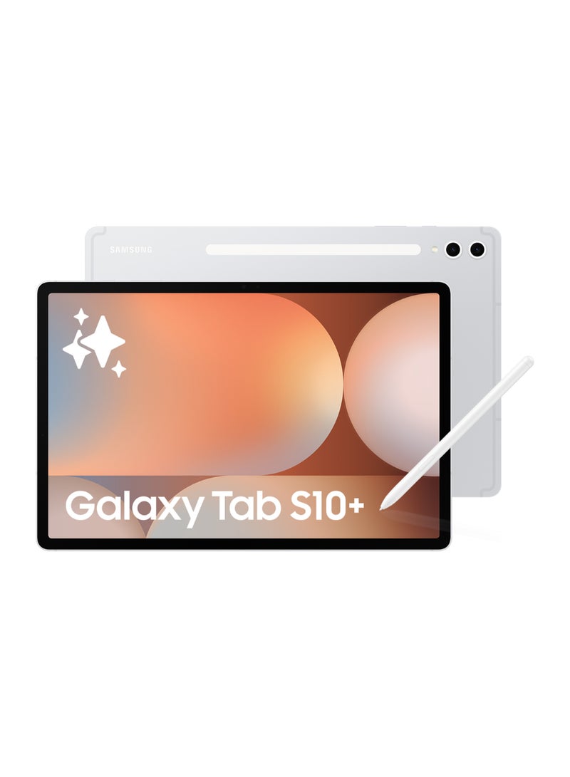 Samsung - Galaxy Tab S10 Plus Platinum Silver 12GB 512GB WiFi - Middle East Version - Image 1