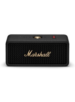 مارشال Emberton III Portable Bluetooth Speaker - Water Resistant Wireless Speaker Portable Speaker with 32+ Hours of Playtime Black And Brass  - Image 1