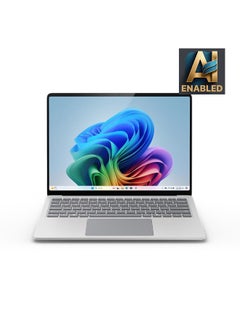 Microsoft Surface Laptop 7 Copilot+ PC Laptop With 13.8-Inch Display, Qualcomm Snapdragon X Elite Processor/16GB RAM/256GB SSD/Qualcomm Adreno Graphics/Windows 11 English/Arabic PLATINUM  - Image 1