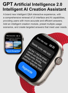 InnJoo K7 Pro AI Enabled Smartwatch With Chatgpt Intelligence - Black  - Image 3