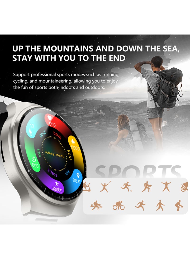 InnJoo - Max AI Enabled Smartwatch With Chatgpt Intelligence - Silver - Image 1